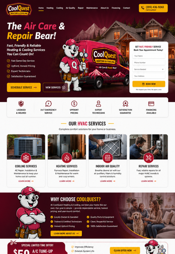 cool quest web design